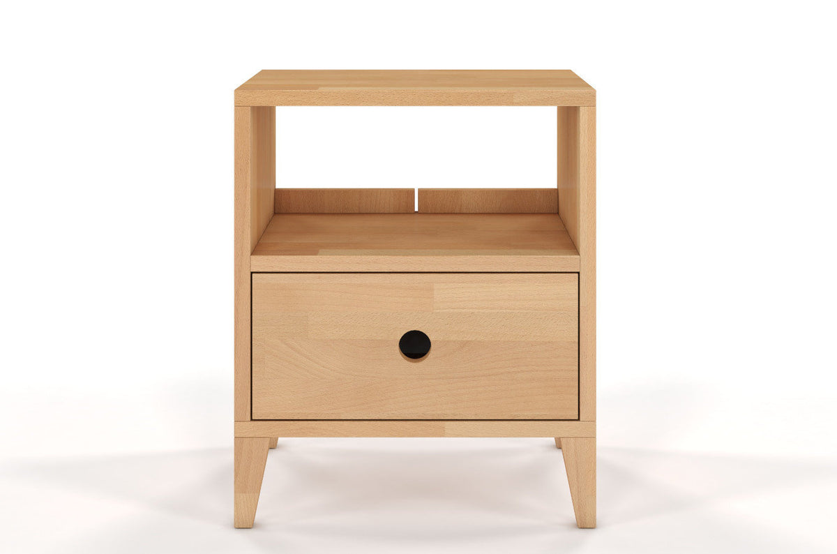 SUND Beech Bedside Cabinet