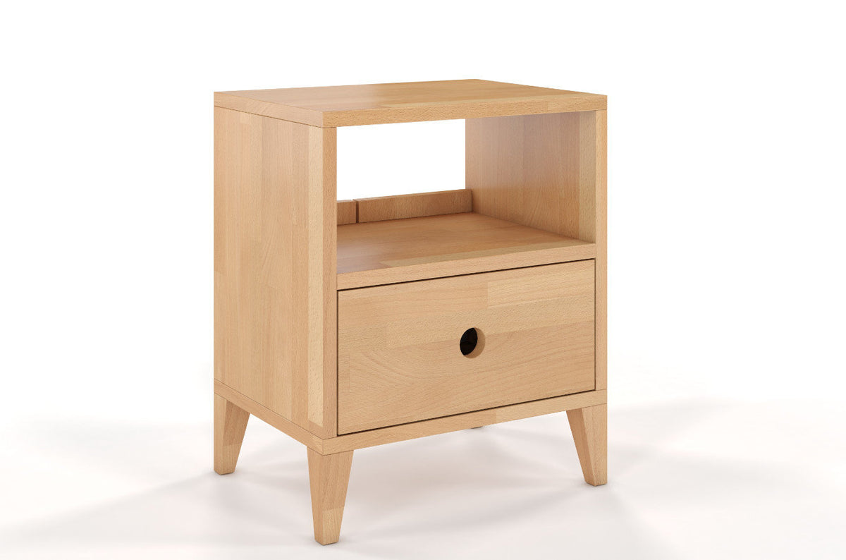 SUND Beech Bedside Cabinet