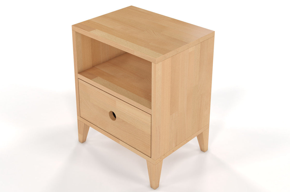 SUND Beech Bedside Cabinet
