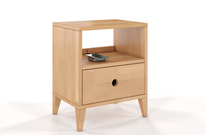 SUND Beech Bedside Cabinet