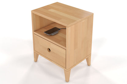 SUND Beech Bedside Cabinet