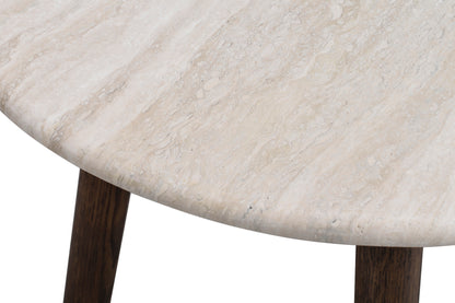 Taransay Travertine Coffee Table Ø60 cm