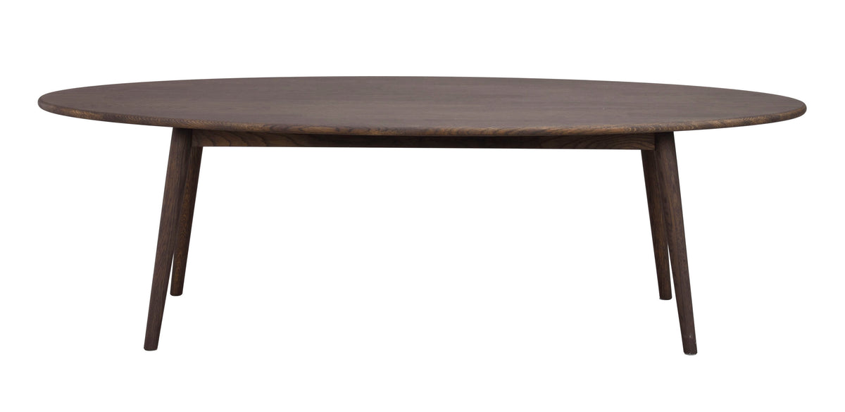 Tompkins Oval Coffee Table 150 x 60 cm – Brown Oak