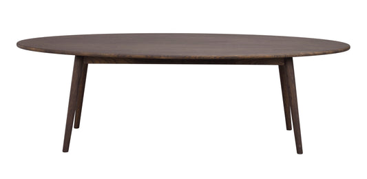 Tompkins Oval Coffee Table 150 x 60 cm – Brown Oak
