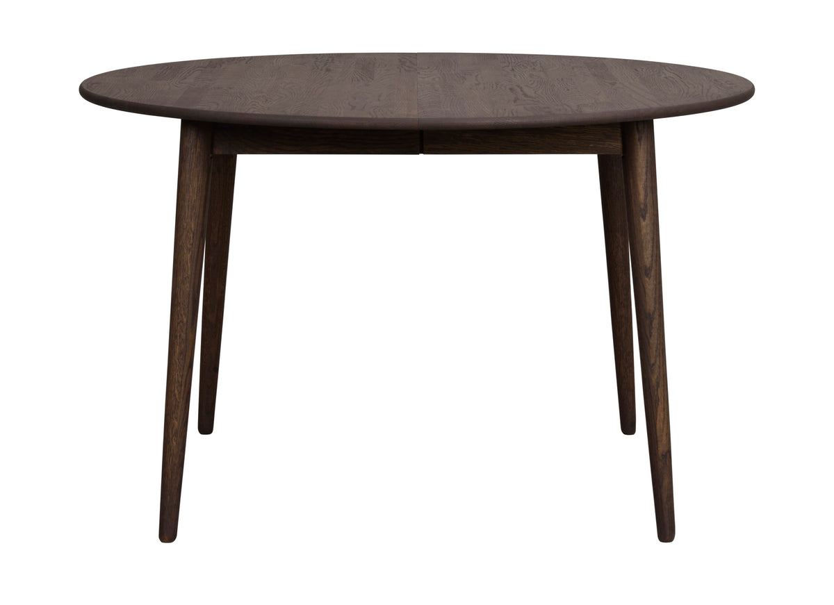 Tyler Round Extendable Dining Table Ø120 cm – Brown Oak
