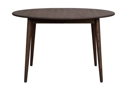 Tyler Round Extendable Dining Table Ø120 cm – Brown Oak