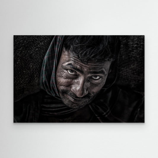 Unloading a truck with bags of salt. by Joxe Inazio Kuesta Garmendia