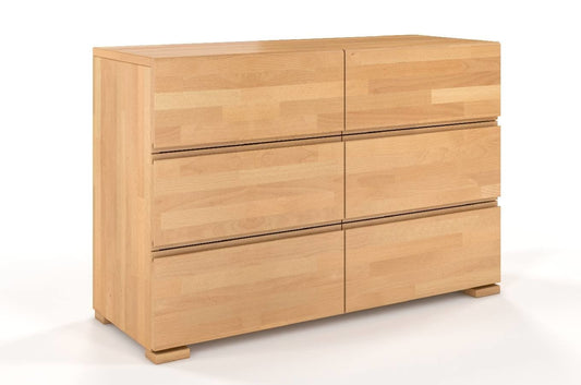 VESTRE Beech 6 Drawer Chest