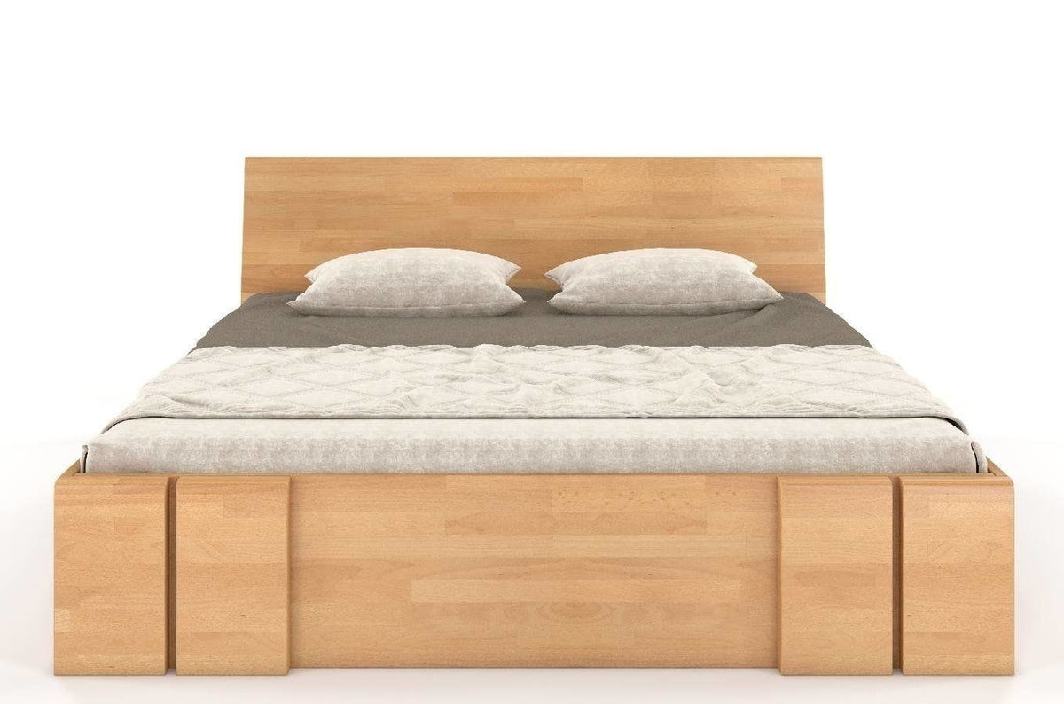 VESTRE Beech Maxi Bed with 4 Drawers
