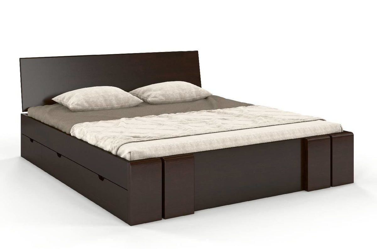VESTRE Pine Maxi Bed with 4 Drawers