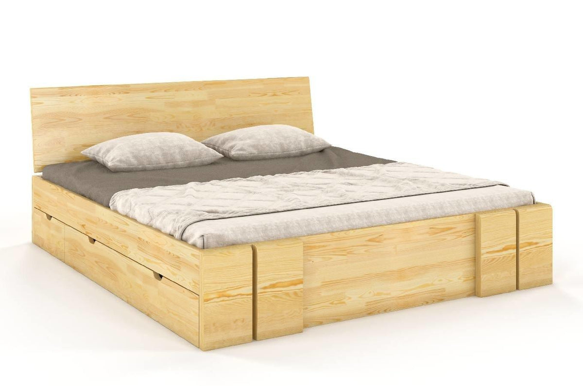 VESTRE Pine Maxi Bed with 4 Drawers