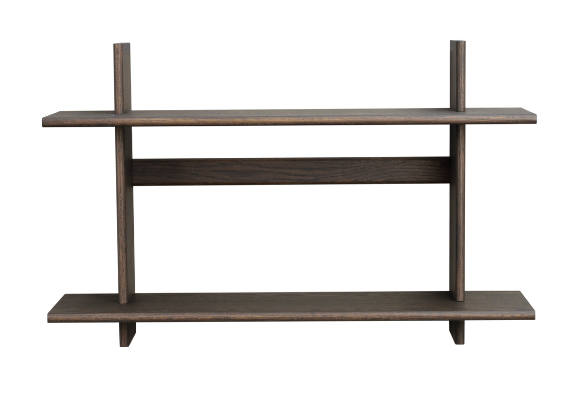 Westlock Wall Shelf 75 x 48 cm – Brown Oak