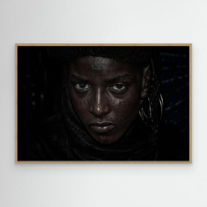 Girl watching the gerewol festival-III - Niger by Joxe Inazio Kuesta Garmendia