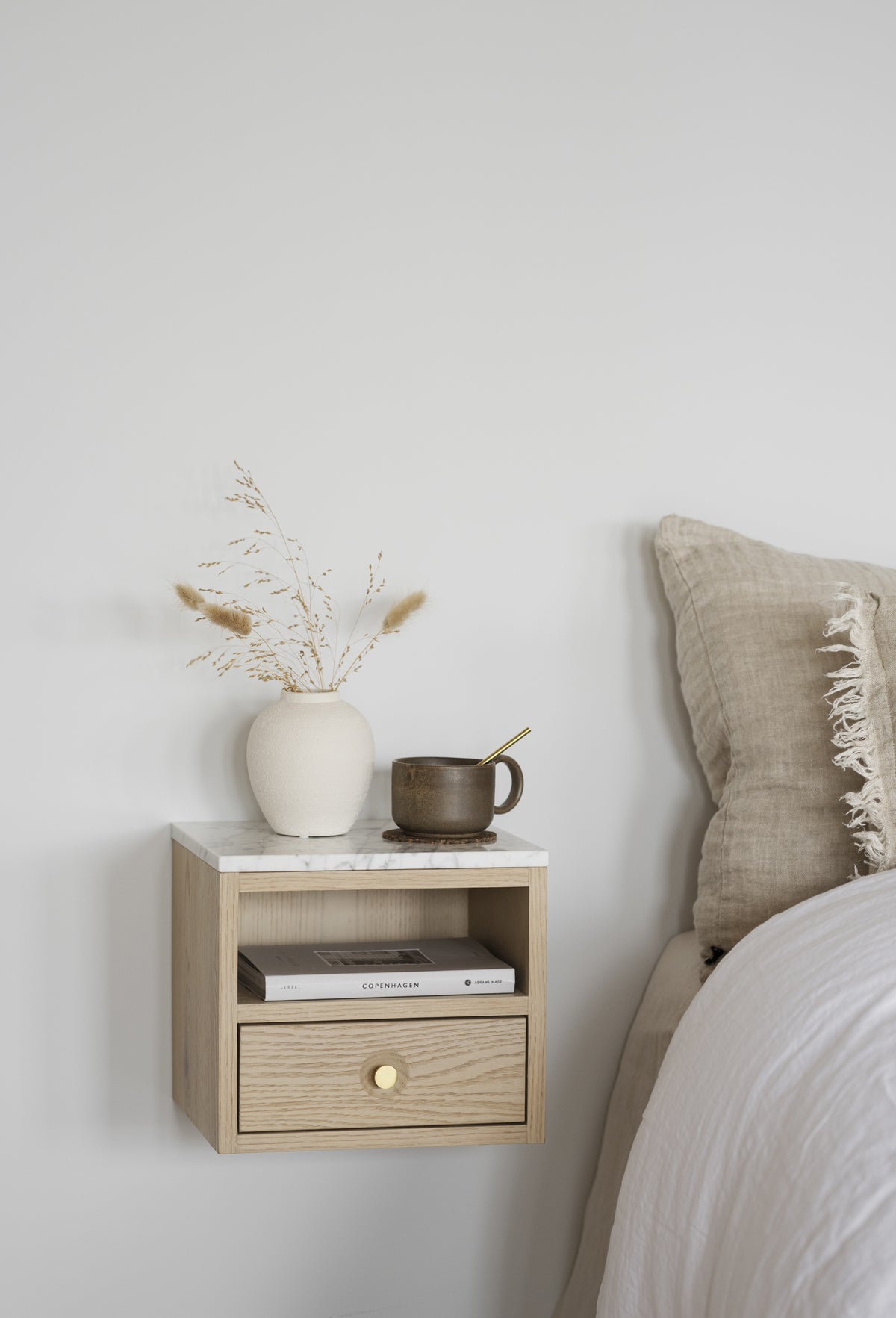 Whitmore Wall-Mounted Bedside Table