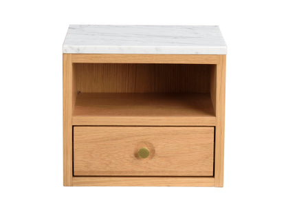 Whitmore Wall-Mounted Bedside Table – Oak