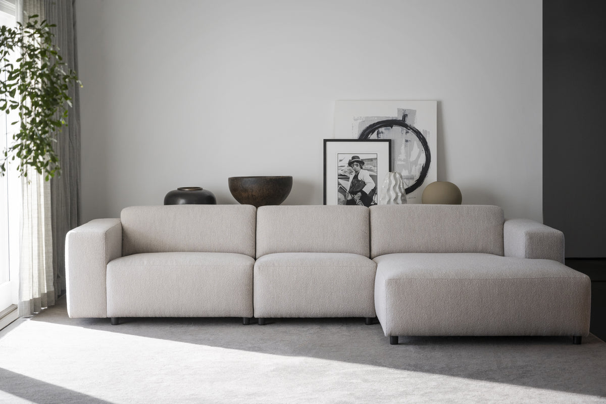 Willard 4-Seater Modular Sofa with Chaise Longue