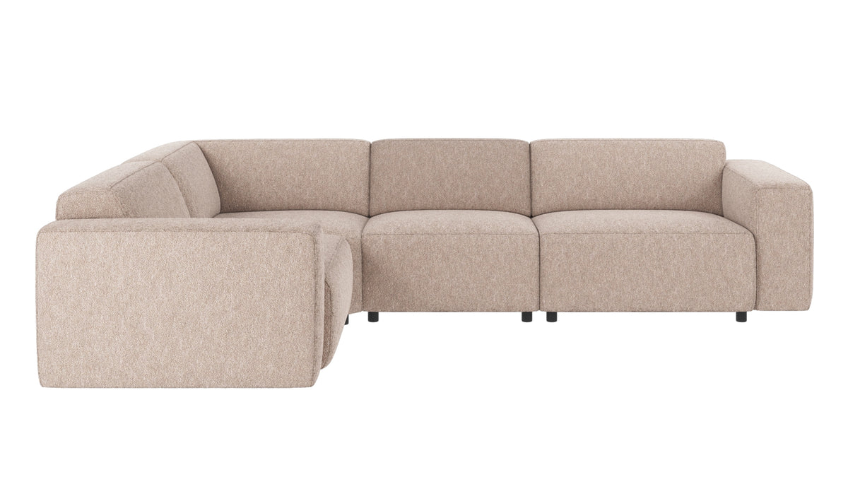 Willard Corner Sofa 2+3 Seater – Light Beige
