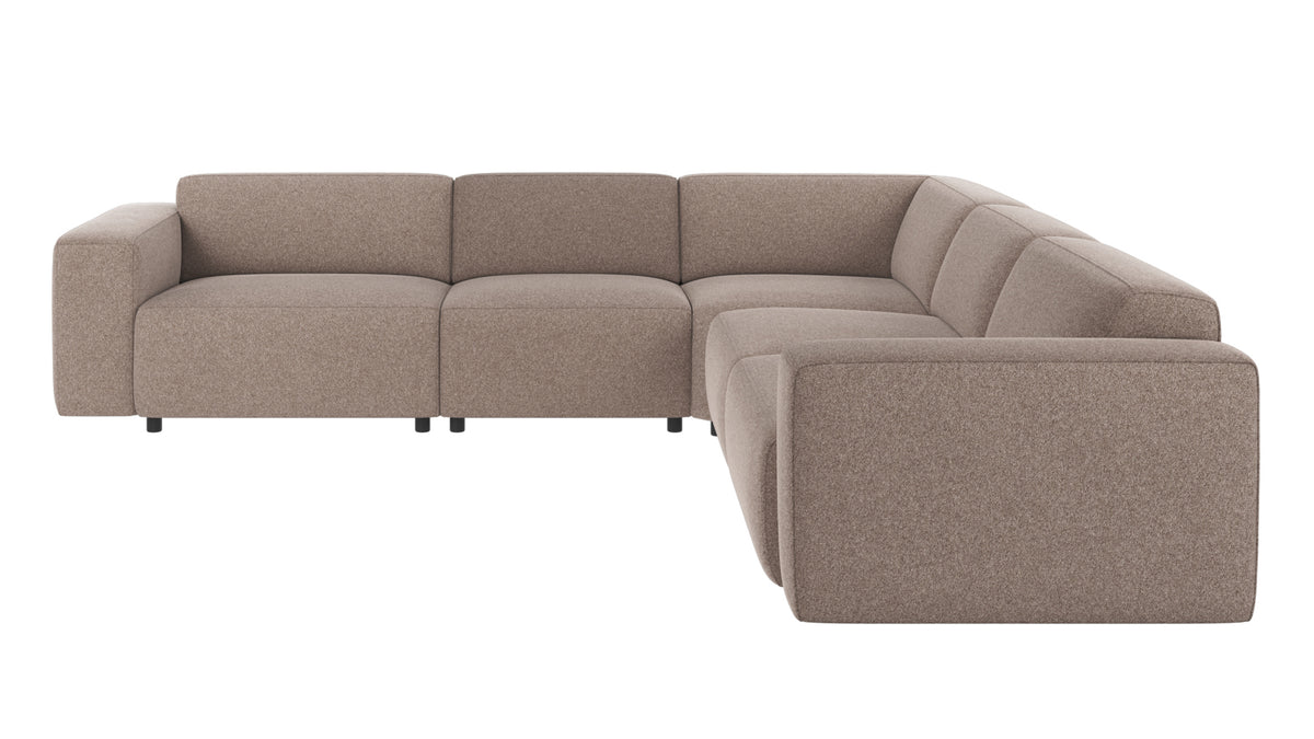Willard Corner Sofa 3+3 Seater – Beige