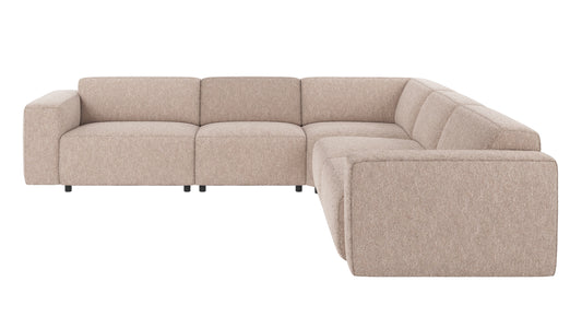 Willard Corner Sofa 3+3 Seater – Light Beige