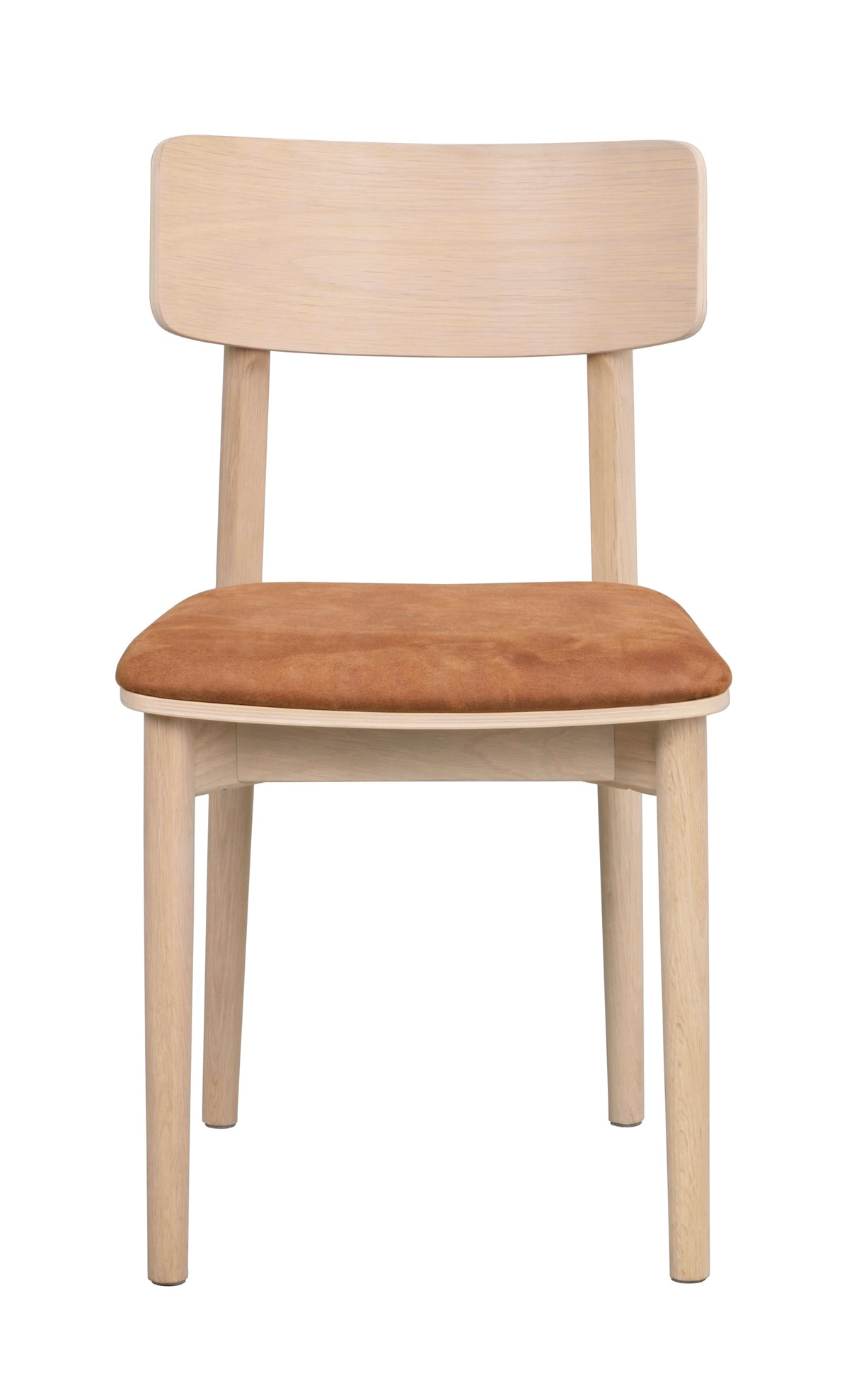 Wolcott Dining Chair (Set of 2) – Whitewash Oak / Brown