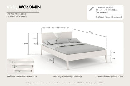WOLOMIN Pine Bed