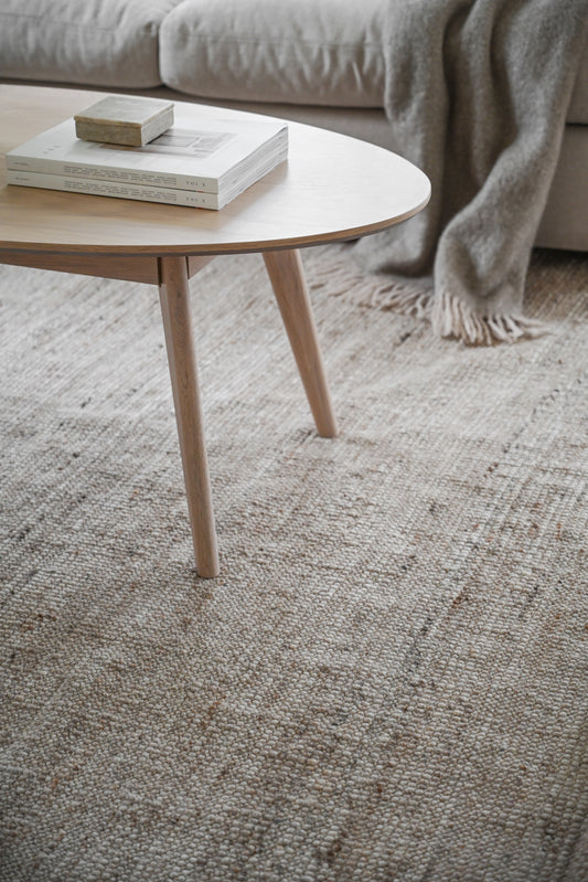 YUMI Oval Coffee Table 130CM – room setting