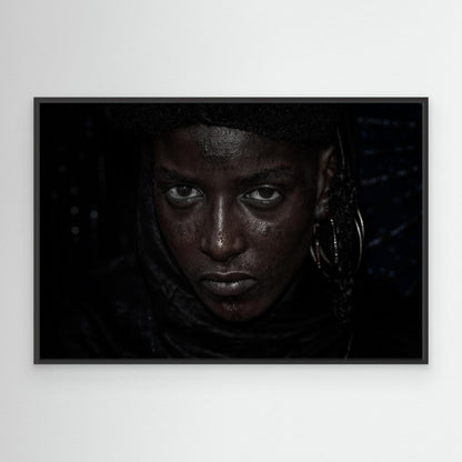 Girl watching the gerewol festival-III - Niger by Joxe Inazio Kuesta Garmendia