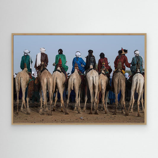 Watching the gerewol festival from the camels - Niger by Joxe Inazio Kuesta Garmendia