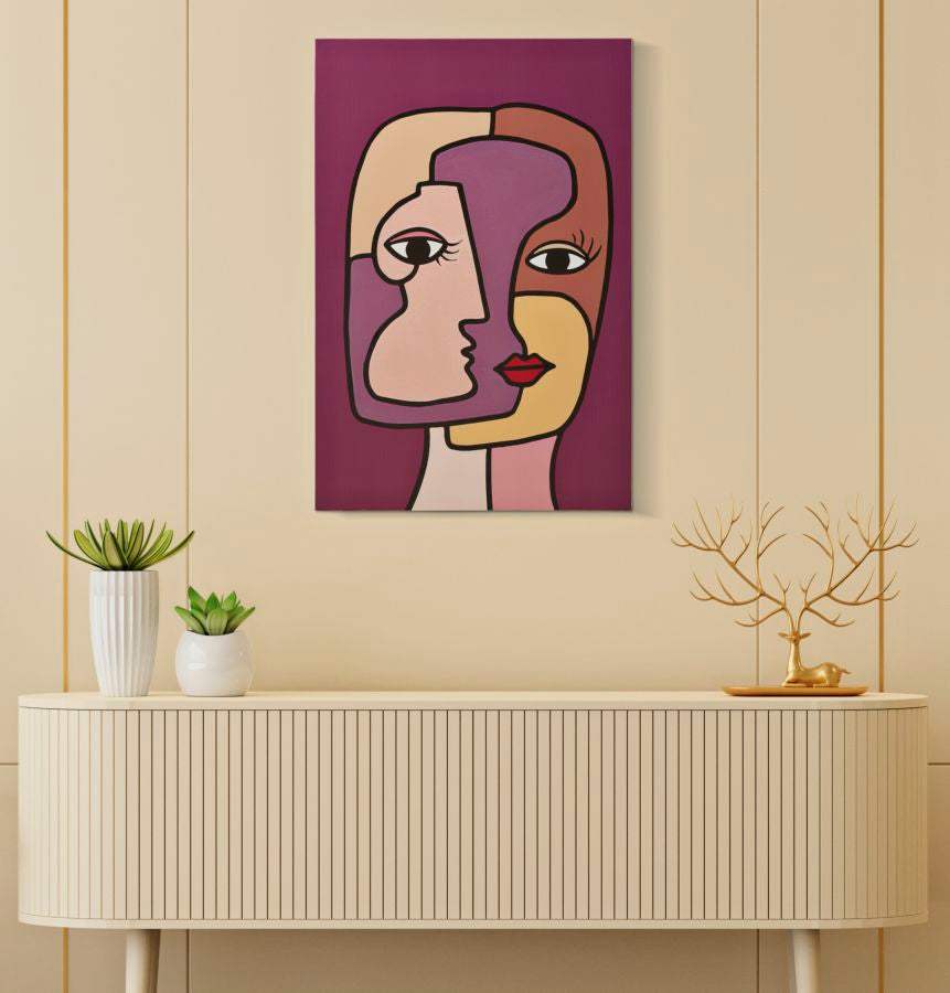 WALL PRINTING/PAINTING  FACE NEW -A- CM 60X3X90