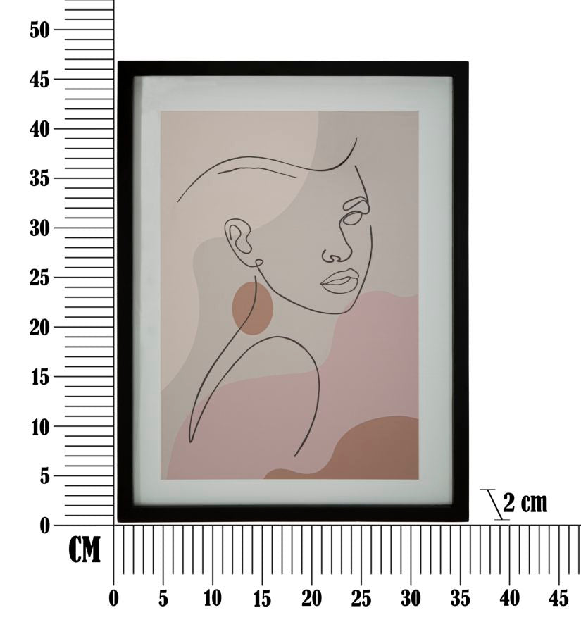 STAMP WITH FRAME FACE  -C- CM 35X2X47