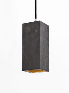 [B2] Pendant Dark Grey Rectangular, GANTlights Berlin- D40Studio