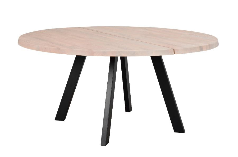 FRED Round Oak Dining Table 160CM