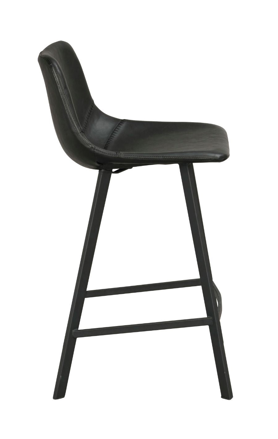 AUBURN Bar Black Chair Set of 2