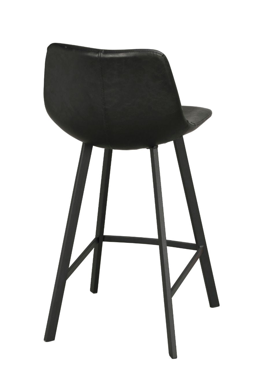 AUBURN Bar Black Chair Set of 2