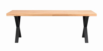 Rowico BROOKLYN X Legs Oak Dining Table 220/320CM