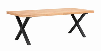 Rowico BROOKLYN X Legs Oak Dining Table 220/320CM