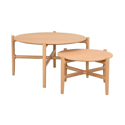 HOLTON Runder Couchtisch Ø55 CM &amp; Ø80 CM