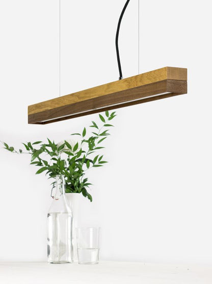 [C2o] Oak Wood & Walnut Pendant 92CM