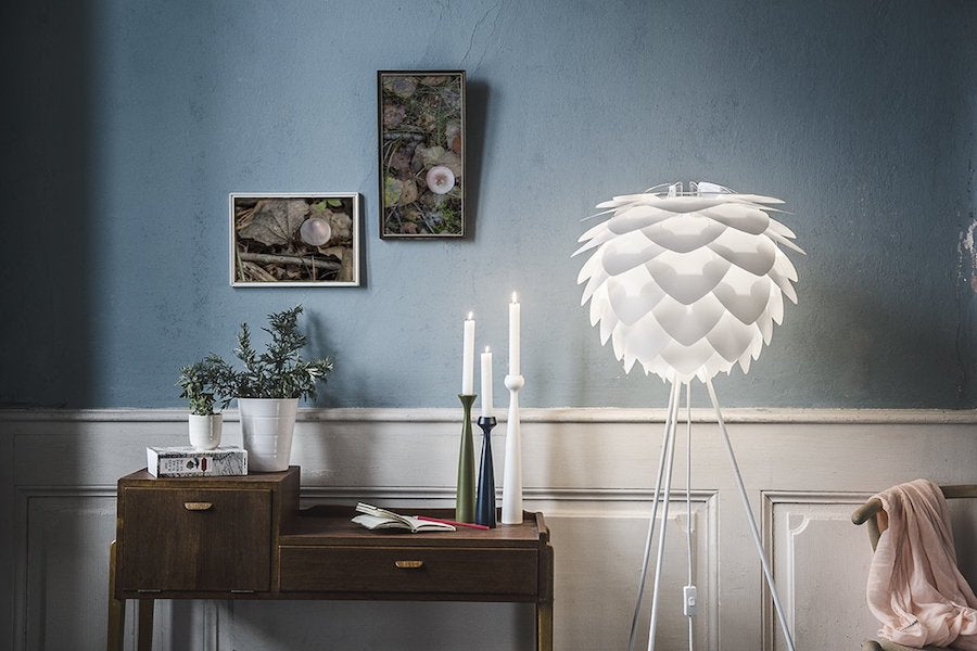 Silvia White Floor Lamp, VITA Copenhagen- D40Studio