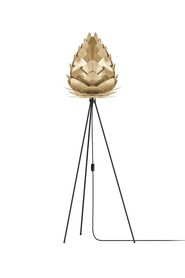 CONIA Big BRUSHED BRASS Floor Lamps, VITA Copenhagen- D40Studio