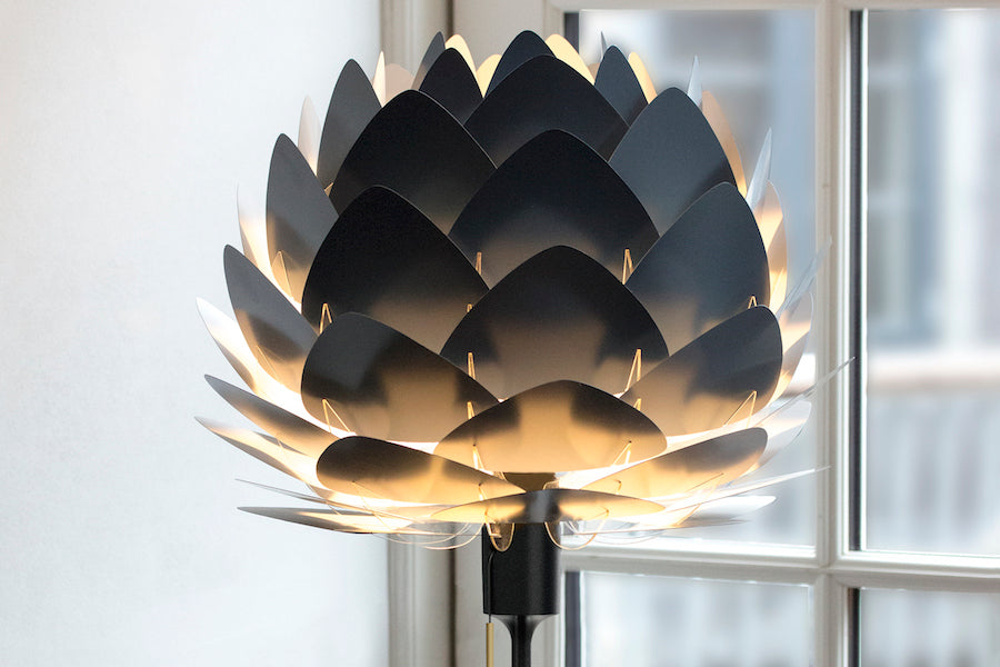 ALUVIA ANTHRACITE GREY  Floor Lamp, VITA Copenhagen- D40Studio