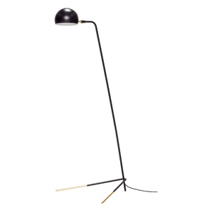 HÜBSCH BLACK/BRASS Floor Lamp 150CM, Hübsch- D40Studio