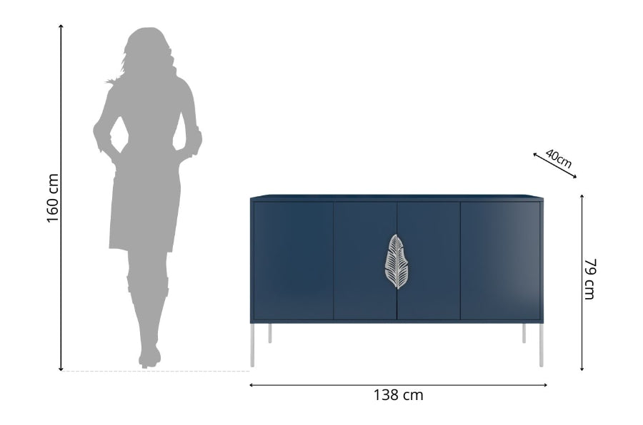 MERLIN Sideboard 138cm