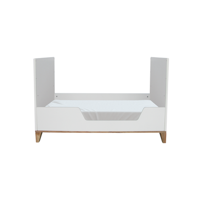 Cama evolutiva Naia ratán 60x120 - Neige
