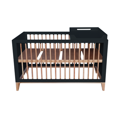 Nami Evolutive Bett Rattan 70 x 140 - Onyx
