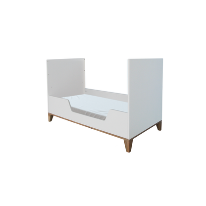 Cama evolutiva Naia ratán 60x120 - Neige