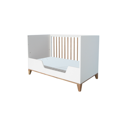 Cama evolutiva Naia ratán 60x120 - Neige