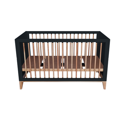 Nami Evolutive Bett Rattan 70 x 140 - Onyx