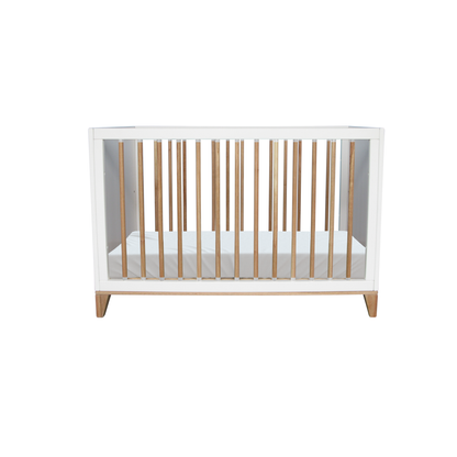 Cama evolutiva Naia ratán 60x120 - Neige