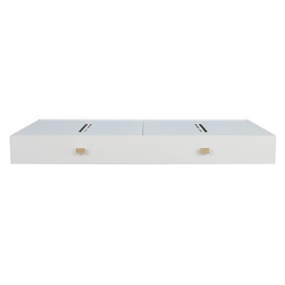 Marelie Bettschubladen-Rollbett 70 x 140 – Mond